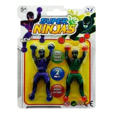 Boneco Geleca Gruda Parede Vidro Ninja Brinquedo Divertido