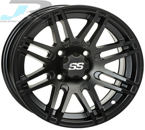 Juego 4 Rines Itp Ss316 Black 4/110 12'' Honda Rancher 420 Foto 5