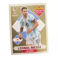 Figurinha Lionel Messi Ouro Original Copa Do Mundo 2022