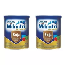 Fórmula Infantil Em Pó Danone Milnutri Premium Soja En Lata X 2 Unidades De 800g - 12 Meses A 2 Anos