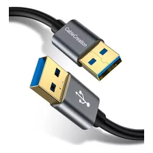 Cablecreation - Cable Usb 3.0 A Macho A Macho, 1.6 Pies, Su.