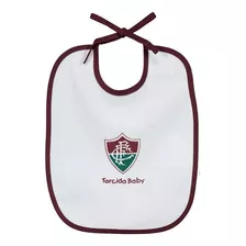 Babador Bebê Fluminense Branco Torcida Baby