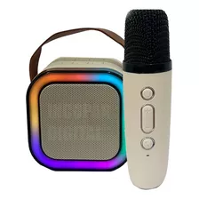 Karaoke Portatil Parlante Y Microfono Inalambrico Bluetooth