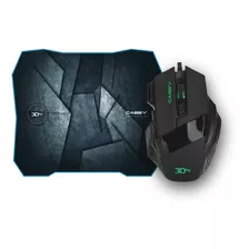 Kit De Mouse Pad Kit Gamer 2 En 1 Color Negro