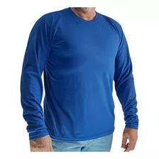 Kit 6 Camisa Manga Longa Azul Royal Uniforme Empresas Barato