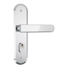 Fechadura Porta Externa Stam 1801/21 Inox Cromada Espelho Cor Cromado