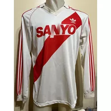 Camiseta River 1993 1994 Sanyo #9 Francescoli Uruguay T. L