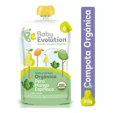 Compota Baby Evolution Pera Mango Espinaca X 99gr