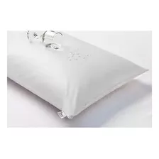 Capa Protetor De Travesseiro Impermeável Com Zíper Branco
