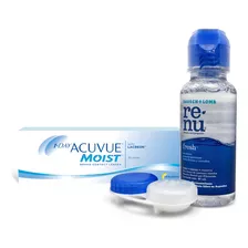 Lentes De Contacto Acuvue 1 Day Moist 30 Piezas Uso Diario