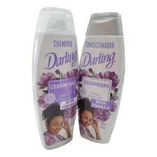 Kit 4 Shampoo 2 Condicionador Darling Ceramidas Força Brilho