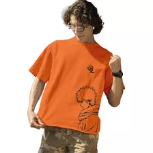 Camiseta Naruto Uzumaki T-shirt Algodão Premium Shinobi