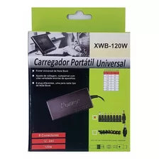 Carregador Portátil Universal Para Notebook Xwb-120w