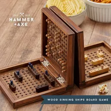 Hammer + Axe Juego De Mesa De Madera Para 2 Jugadores