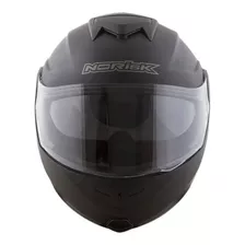 Capacete Para Moto Escamoteável Norisk Ff345 Route Matt Black Monocolor Tamanho M 