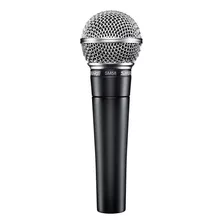 Microfone Shure Sm Sm58lc Dinâmico Cardióide Cinza/prateado