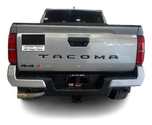 Letras Logotipo Tapa Batea (caja) Toyota Tacoma 2024 Foto 3