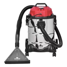 Extratora Profissional Worker 25l 1400w Inox Clean Cor Vermelho 220v