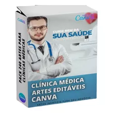 250 Artes Para Hospital E Clínica Médica: Editáveis No Canva