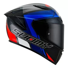 Capacete Fechado Suomy Track 1 Glam Blue Azul Original