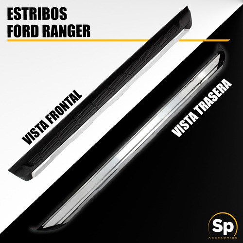 Estribos Laterales Tipo Original Ranger 2015 Doble Cabina Foto 5