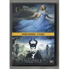 Cinderela & Malévola Dvd Duplo - Edição Especial 2 Filmes