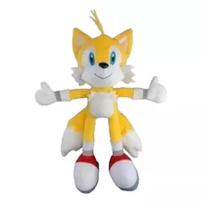 Pelúcia Sonic Boneco 30cm Tails Knuckles Shadow Silver Sonic