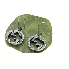 Aretes Gucci Interlocking Plata Ley 925