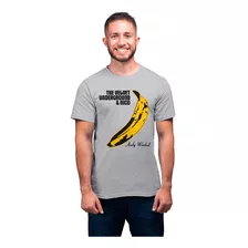 Camiseta Masculina The Velvet Underground Rock Camisa Algodã