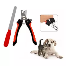 Kit Alicate Corta Uñas Garra + Lima Para Mascotas Perro Gato