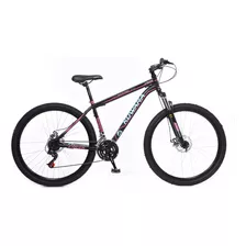 Mountain Bike Kuwara Creek R29 18 21v Frenos Disco Cambios Sun Run Color Negro/magenta 