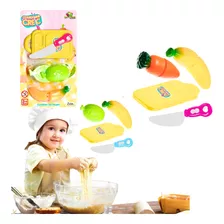 Comidinha Crec Fruta De Cortar Com Velcro Brinquedo Infantil