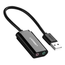 Tarjeta De Sonido Usb, Conecta Micrófono Y Auriculares X Usb