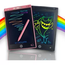 Lousa Magica Para Criança Anotações Lousa Tablet Infantil Cor Vermelho