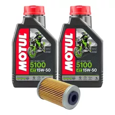 Kit 2 Litros Oleo 15w50 Motul + Filtro Kmc Duke 390 Ktm 200