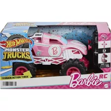 Hot Wheels Barbie Monster Trucks Control Remoto Regalo Niñas