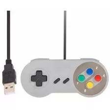 Controle Joystick Usb Super Snes Knup - Kp-3124