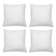 Relleno Para Almohadones 40x40 Pack 4 Unidades