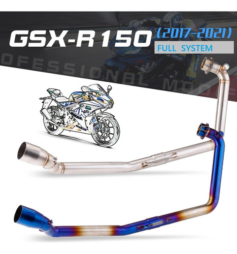 Full System Para  Suzuki Gsx-r150, Gsx150r,gsxr150,2017-2022 Foto 3