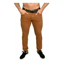 Calça Masculina Apertada Super Skinny Branca Jeans Sarja