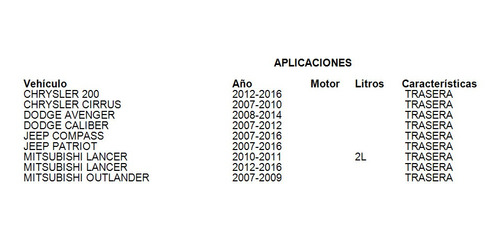 Maza Rueda Trasera Mitsubishi Outlander 2009 Fag Foto 4