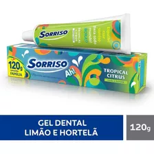 Creme Dental Sorriso Citrus Tropical 120g