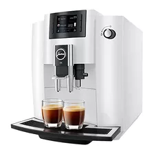 Jura E6 Piano White Coffee Machine