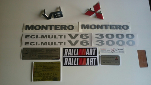 Mitsubishi Montero Hard Top Emblemas Y Calcomanias  Foto 2