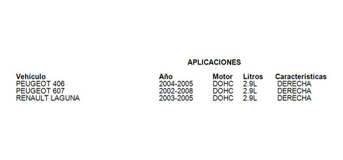 Junta Cabeza Derecha Peugeot 607 2003 2.9l Ajusa Foto 2