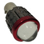 Par Faro Led Redondo Panda 4 Led Luz Blanco Cruz Rojo Estrobo Anti Niebla Auxiliar Delantero Moto Chopper Mini Cooper 