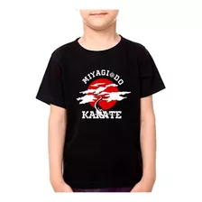 Camiseta Miyagi Cobra Kai Karate Kid Infantil 100% Algodão