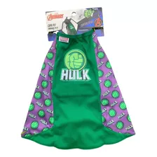 Fantasia Pet Vingadores Hulk Com Capa 