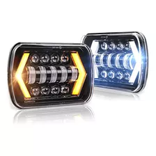 Par Faros 5x7 Cuadrado Jeep Cheroke Nissan Toyota D21 Yj Xj