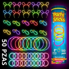 Combo Para 20 Personas Neon Fiesta Hora Loca